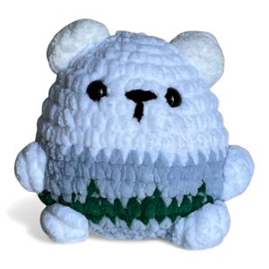 Le Bébé Ourson de Noël (Bleu pâle)