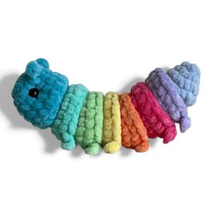 Camille - La petite chenille (tête bleue)