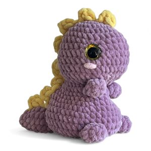 Dina - Le dino moelleux (Mauve)