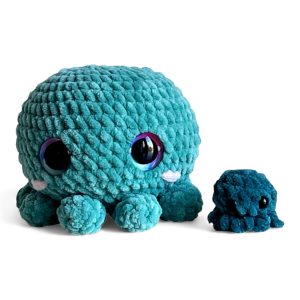 La Petite famille Pieuvres Kawaii (Aqua)