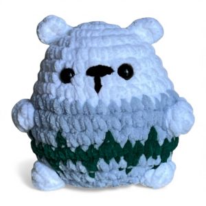 Le Petit Ourson de Noël (Bleu pâle)