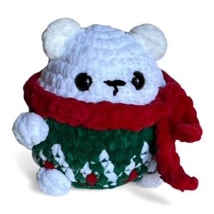 Le Petit Ourson de Noël (Foulard)