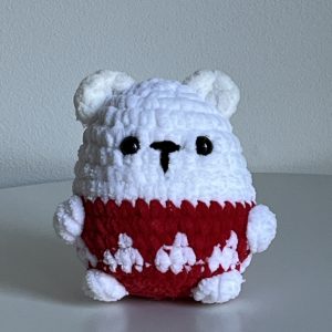 Le Petit Ourson de Noël (Rouge)