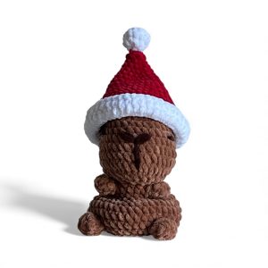 Cooper - Le Capybara moelleux (avec Chapeau de Noël)